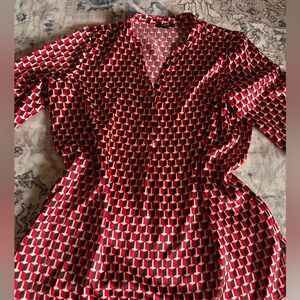 A beautiful red blouse